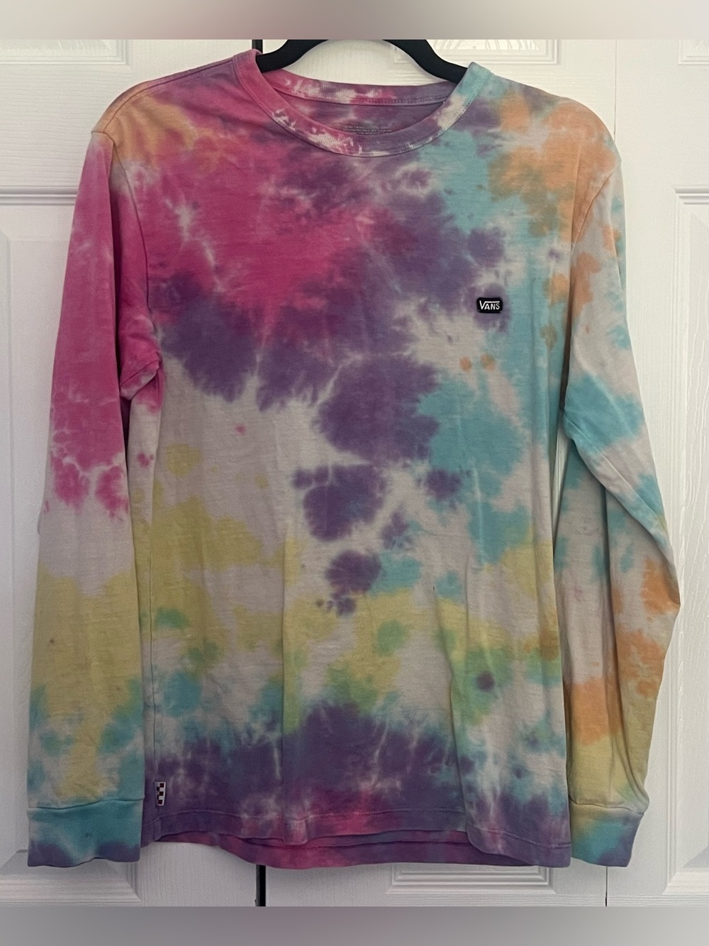 Vans Off The Wall Skate Classics Tie Dye Long Sleeve Tee